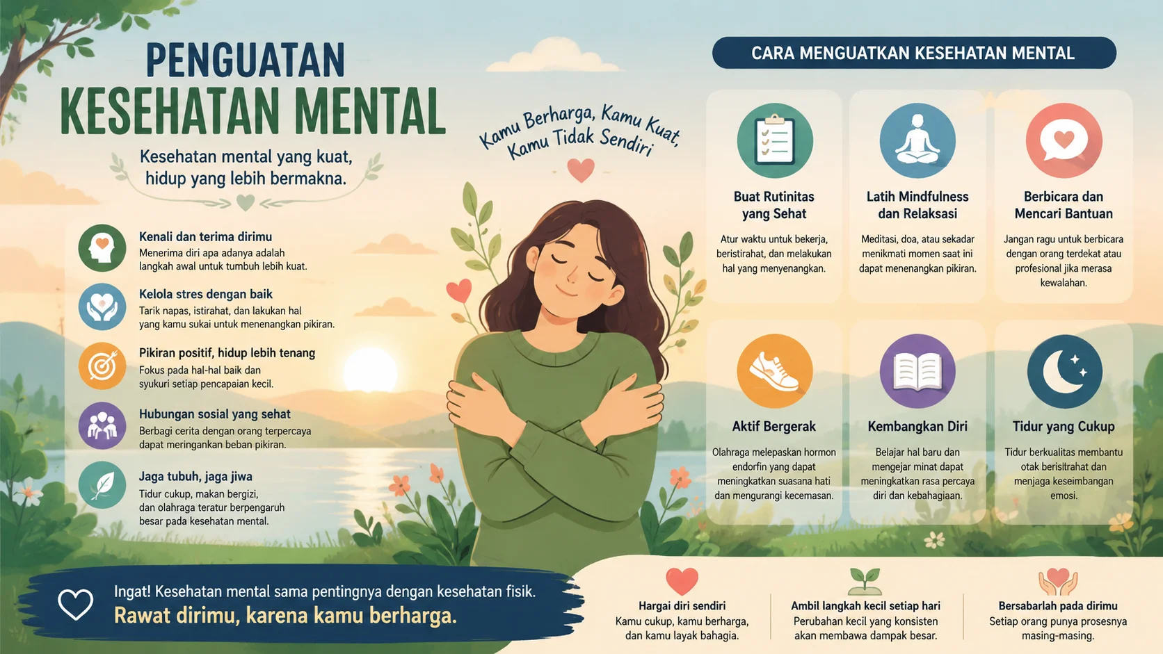 Perawatan Diri untuk Mendukung Kesejahteraan Mental